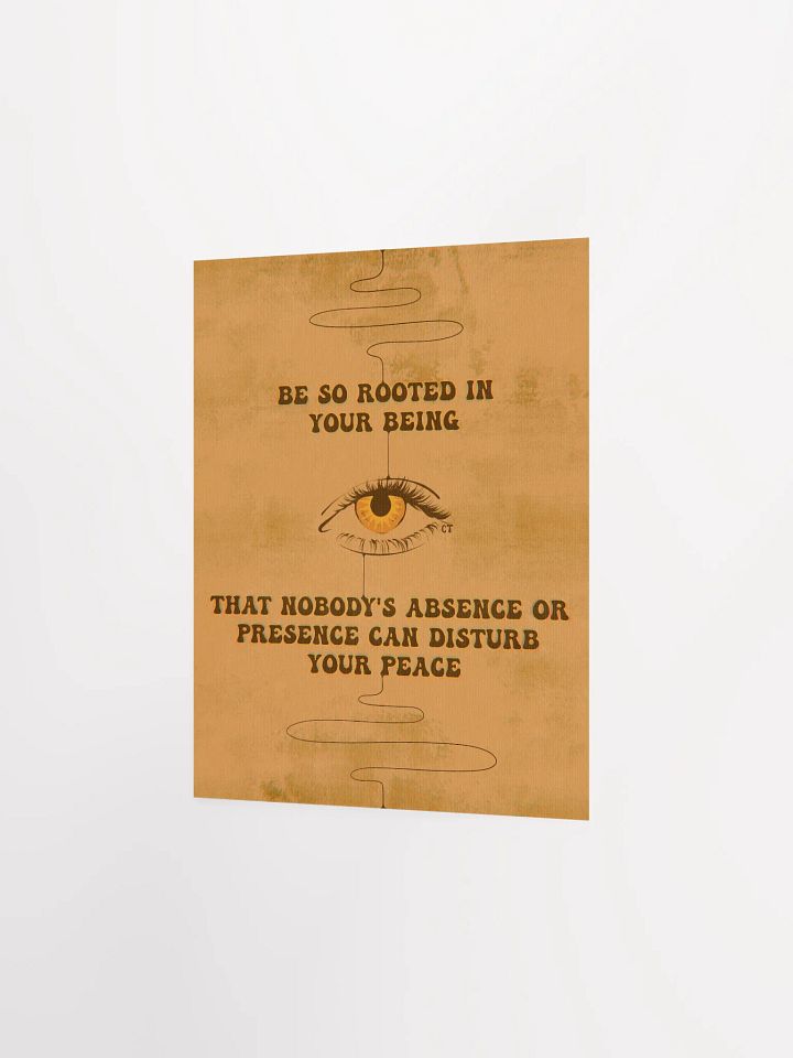 Matte Poster - Rooted in Being product image (3)