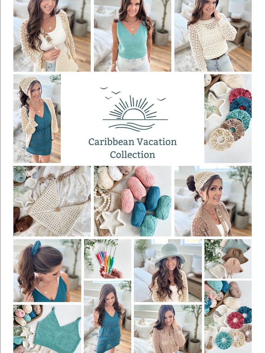 Caribbean Vacation Collection Crochet Pattern Ebook product image (1)