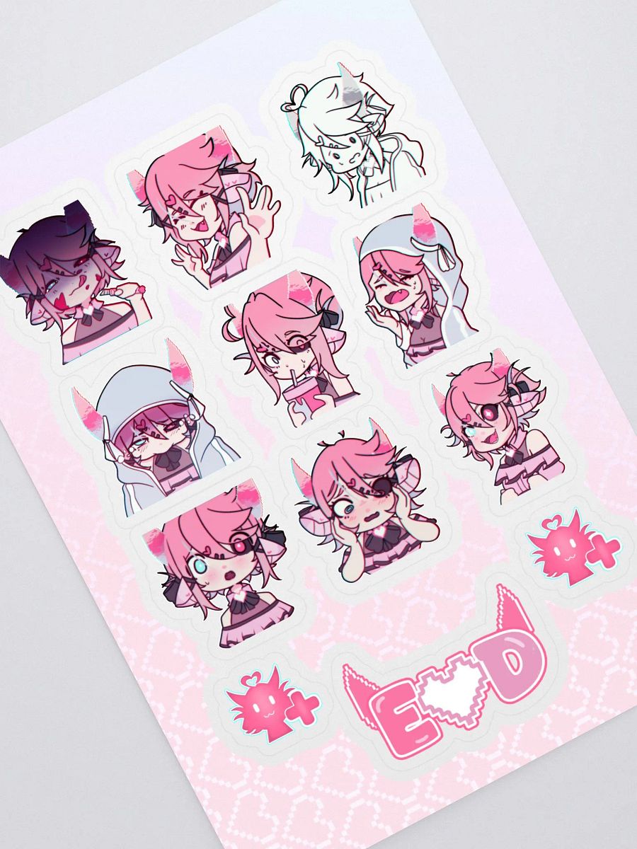 Eyeris Emotes Sticker Sheet product image (1)