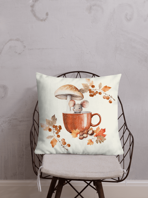 Cozy Autumn Mouse Premium Pillow product image (9)