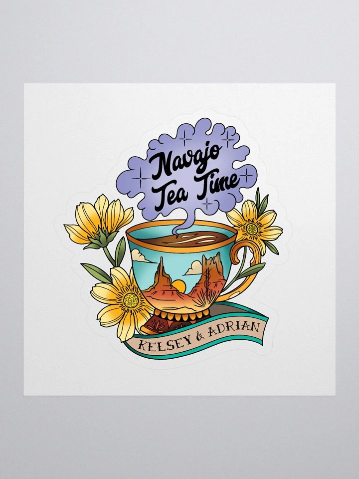 Navajo Tea Time Sticker product image (1)