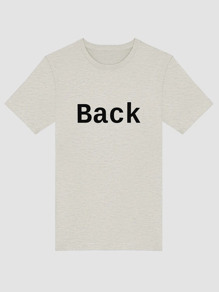 Front Back Simple Tee - Incorrect - Light Color product image (10)