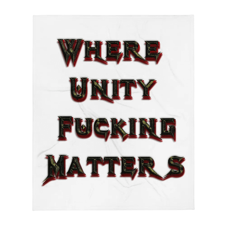 Lucifer's Lounge Slogan Plush Blanket product image (13)