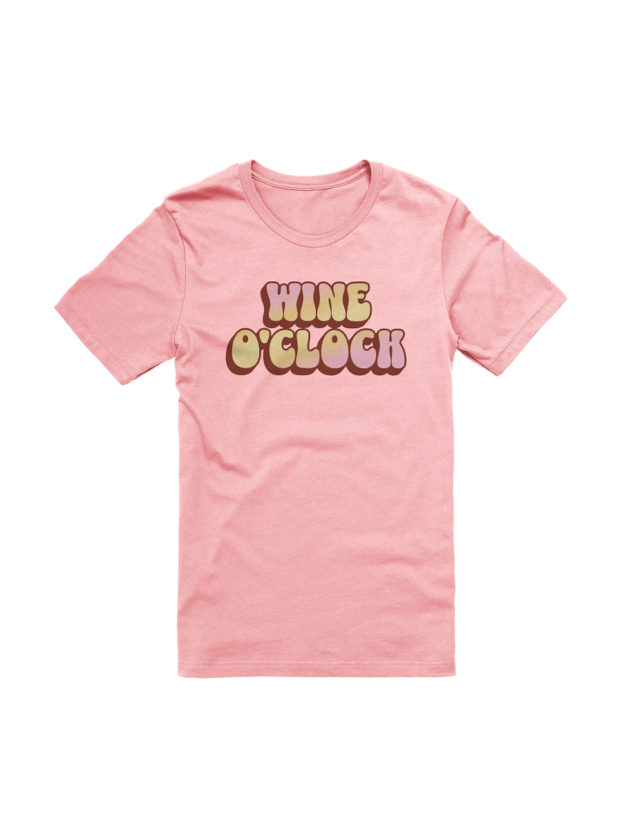 Wine O'Clock T-Shirt – Funny Wine Quote Shirt for Wine Lovers product image (4)