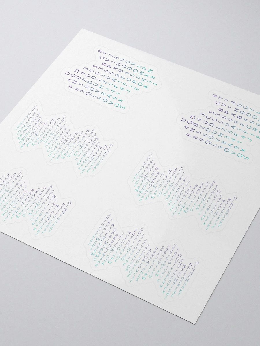 Ra1nfall Sticker Sheet product image (9)