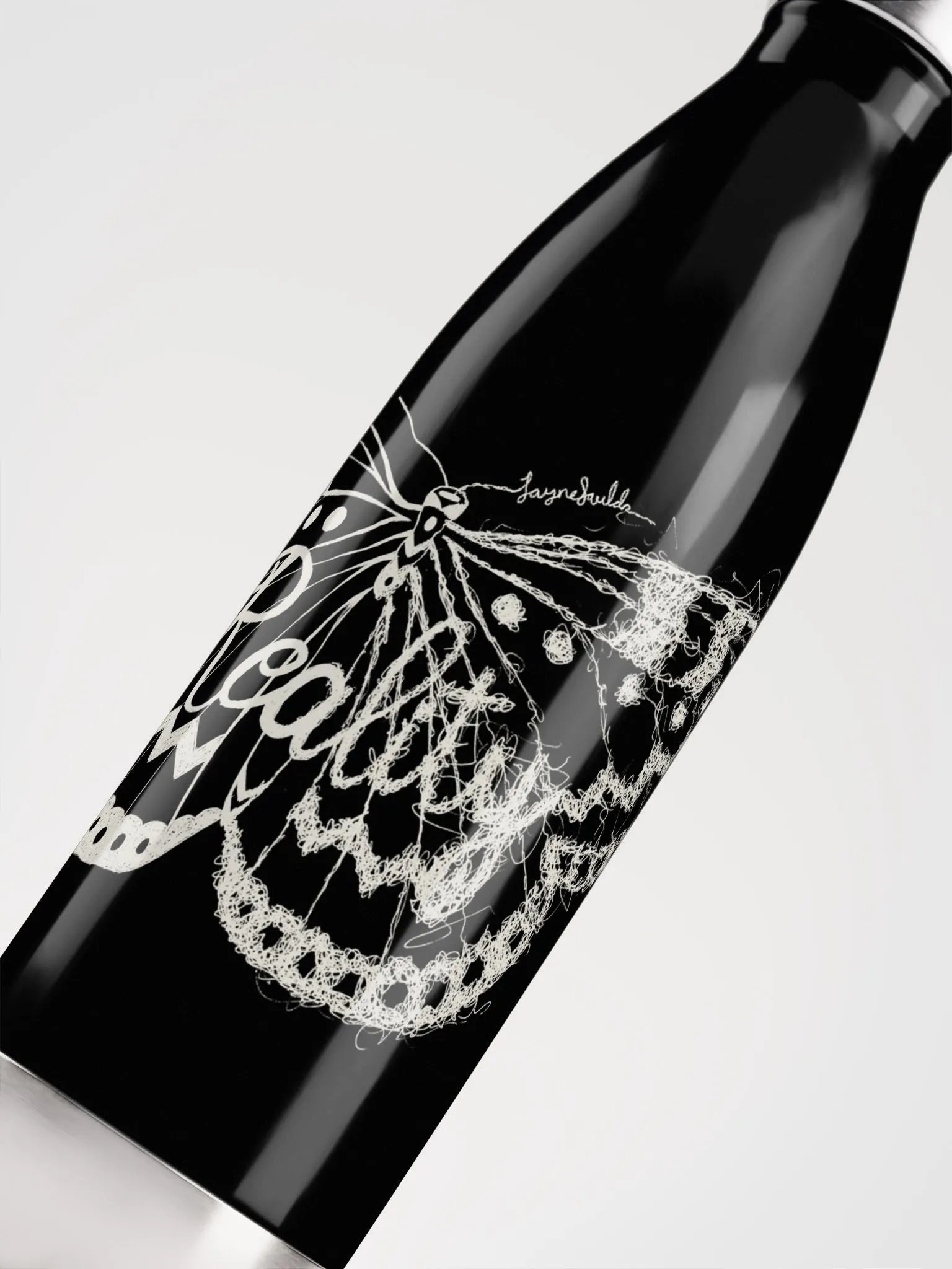 Reality Moth Stainless Steel Water Bottle product image (5)