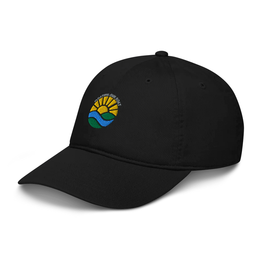 Sunrise Serenity Embroidered Organic Dad Hat product image (4)