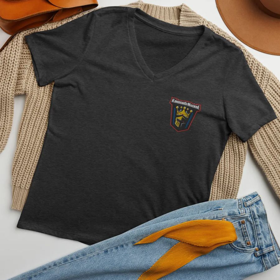 E-Sports embroider wones v neck product image (6)