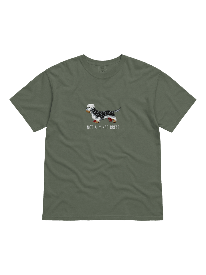 Not a Mixed Breed T-Shirt(Embroidered) of a Dandie Dinmont Terrier(Pepper) product image (21)