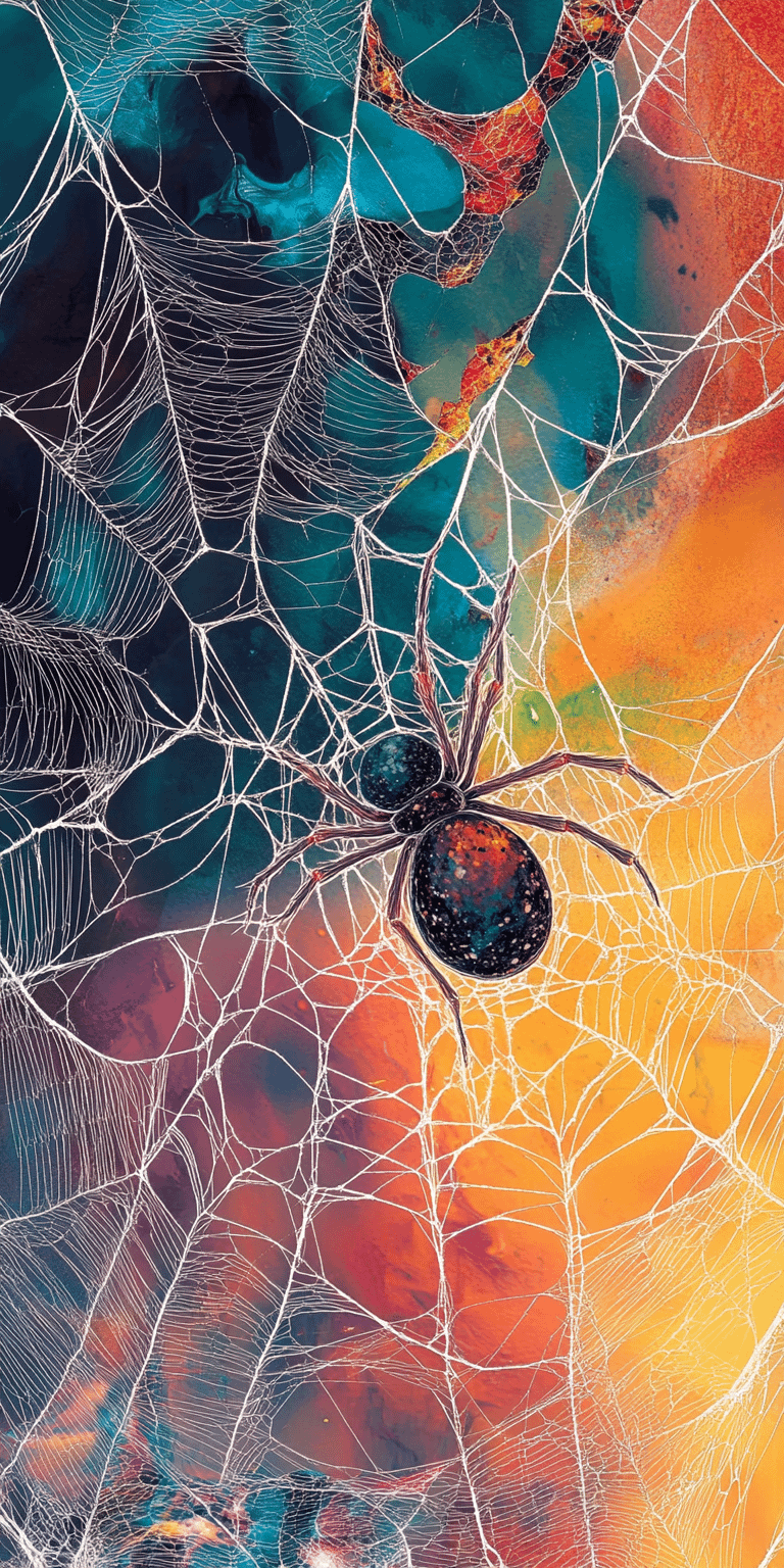 Phone Background Spiderweb product image (2)