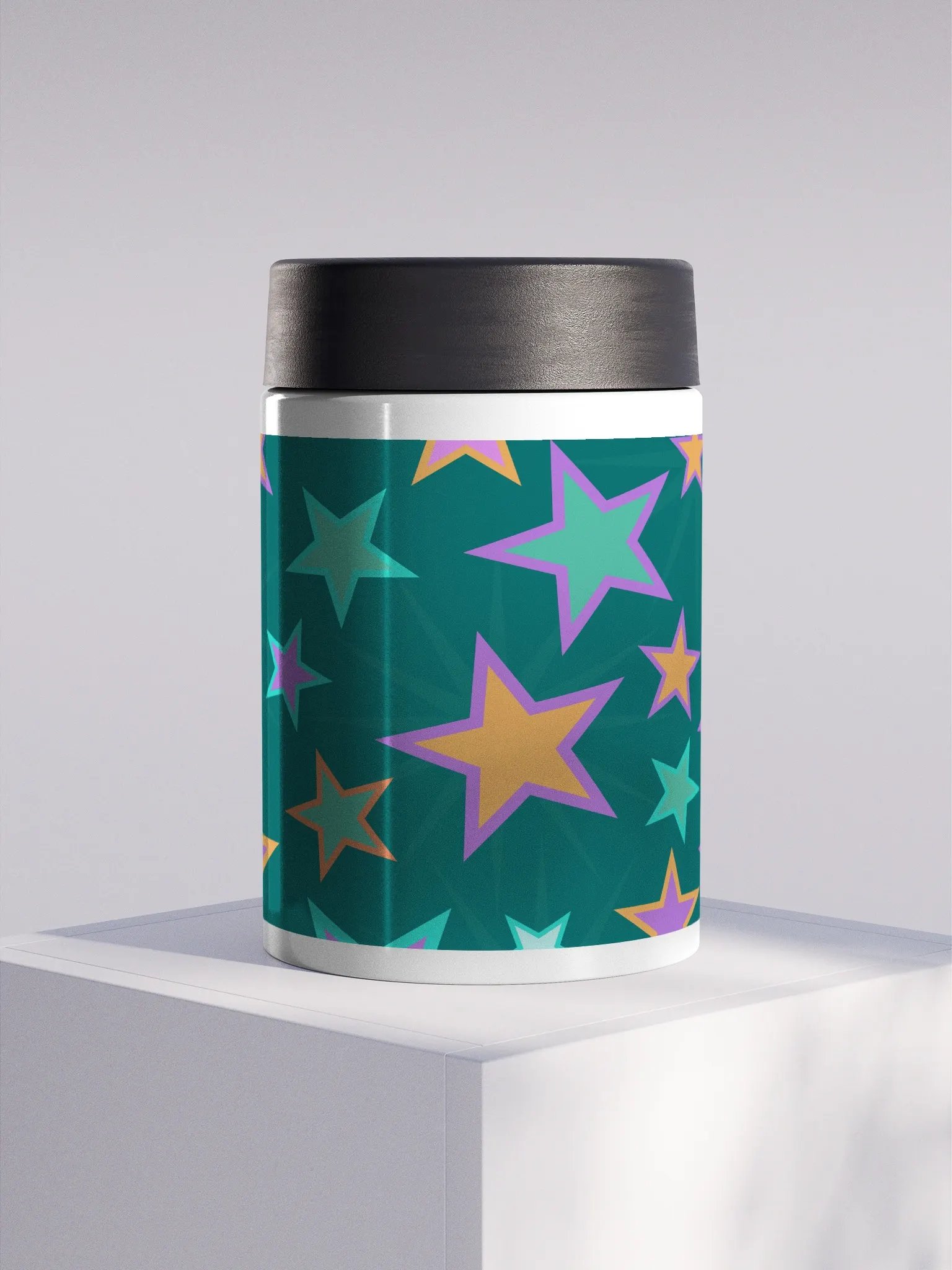 Seeing Stars Party Time! Stainless Steel Koozie product image (1)