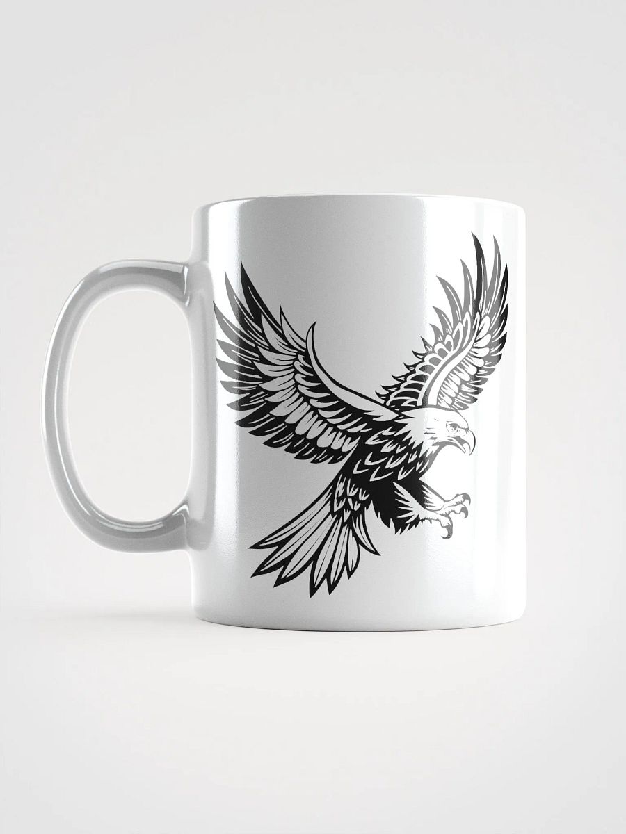 Black and White Eagle Mug - Bold and Fierce Design product image (16)