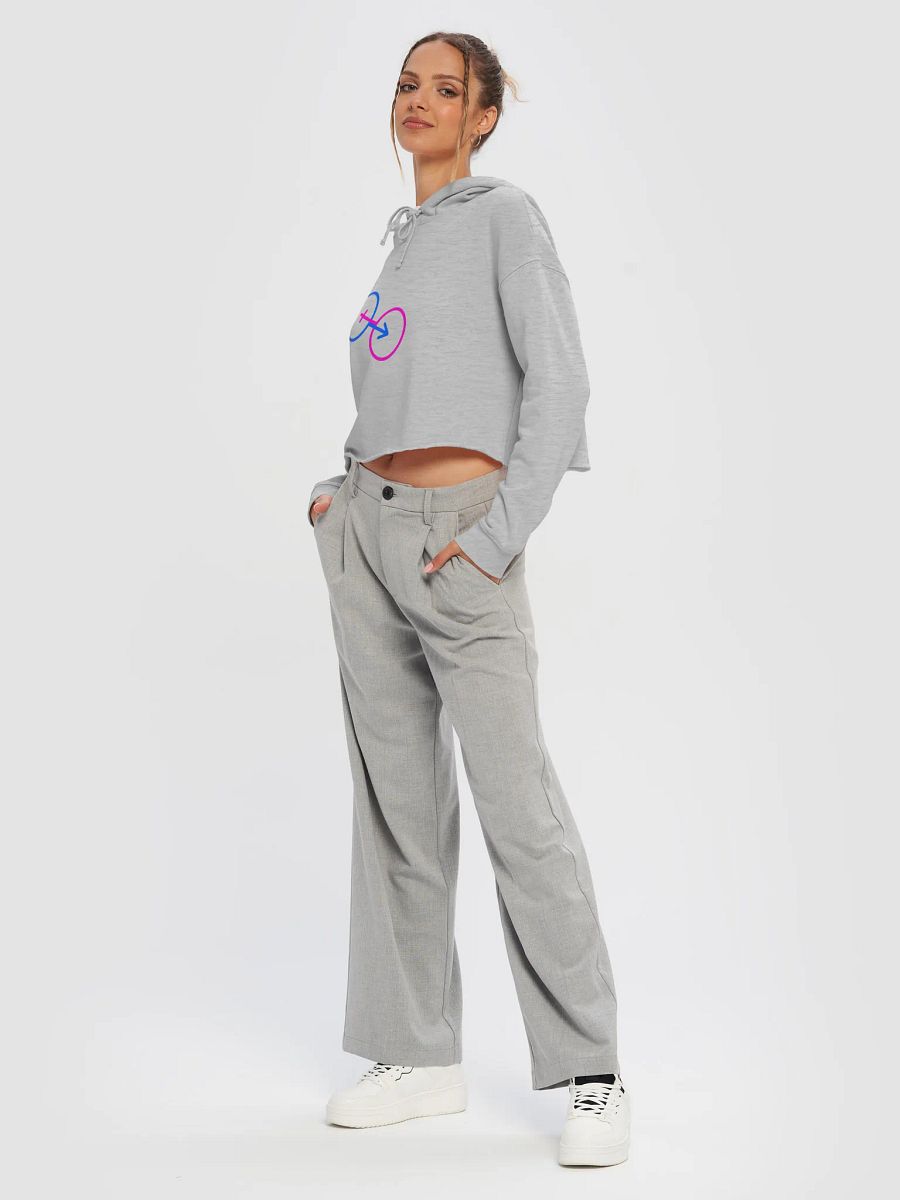 Male And Female Connection Cropped Hoodie product image (5)