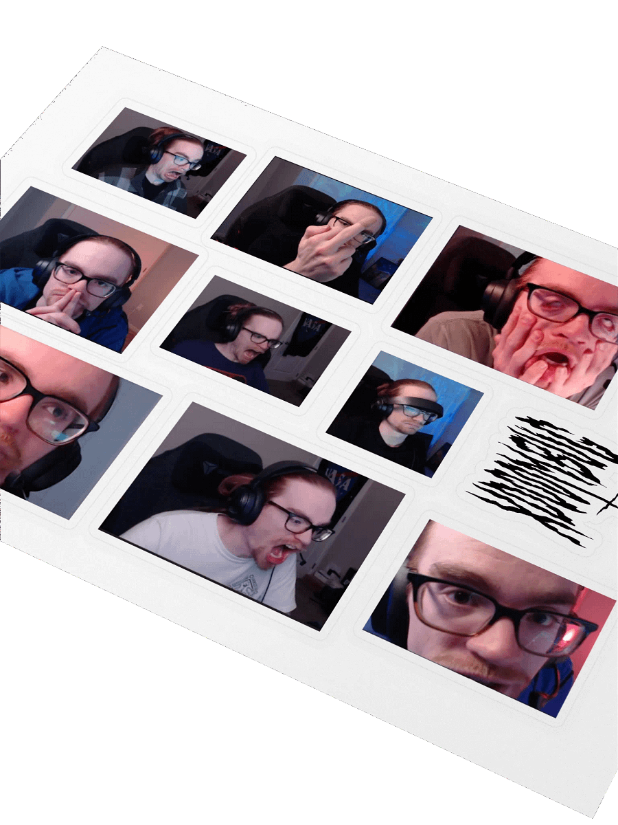 Doom Faces Sticker Sheet product image (2)