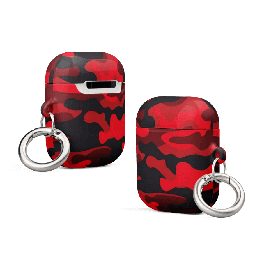 Red Camo AirPod Case product image (8)