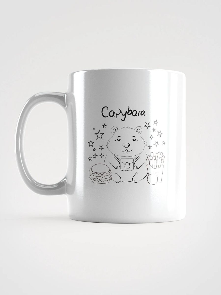 Capybara's Lunch Break Ceramic Mug product image (17)