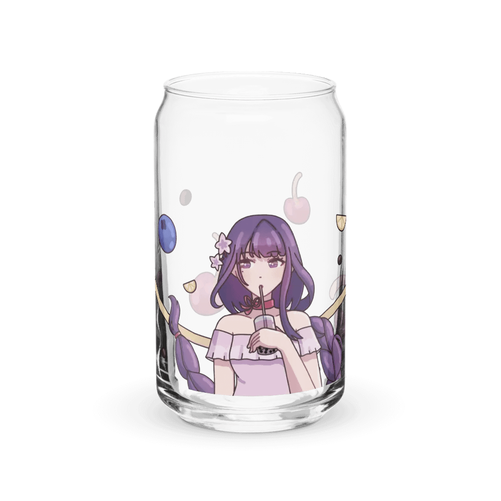 Raiden Shogun - Can-Shaped Glass (or with lid and straw) product image (2)