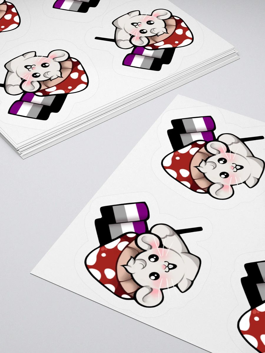 Asexual Pride Flag Stickers product image (4)