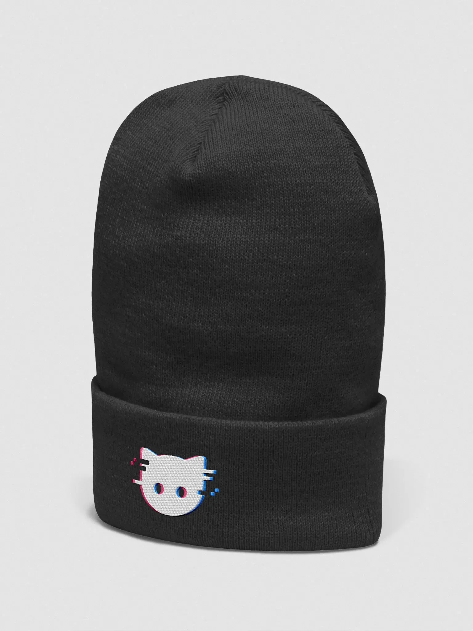 Land of Kittens Glitch Effect Beanie product image (5)