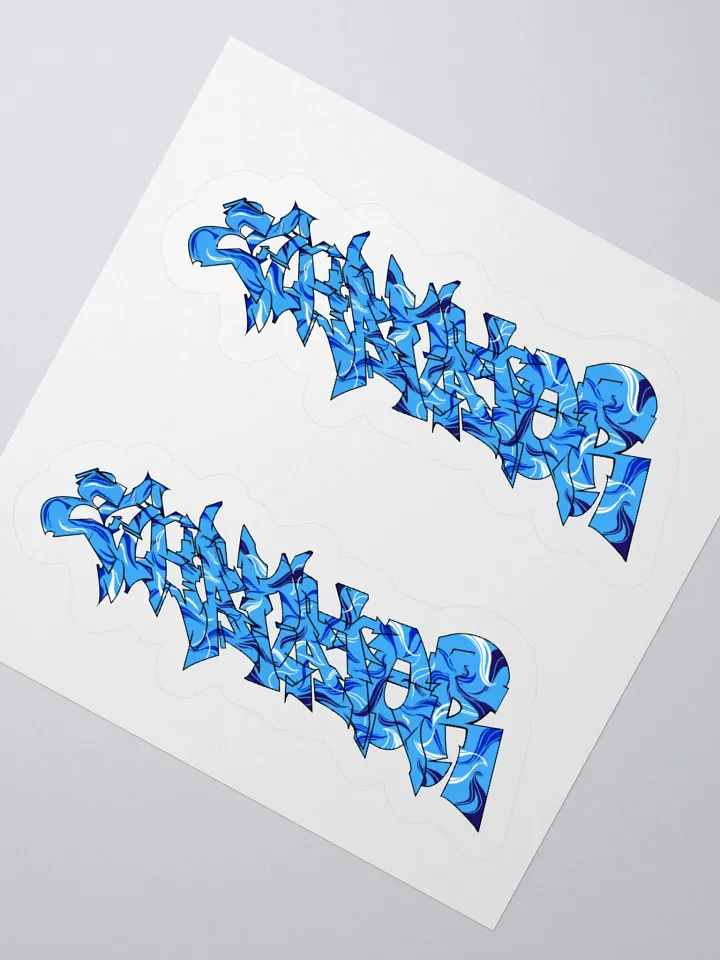 Blue Ethanator Graphitti Kiss Cut Stickers product image (7)