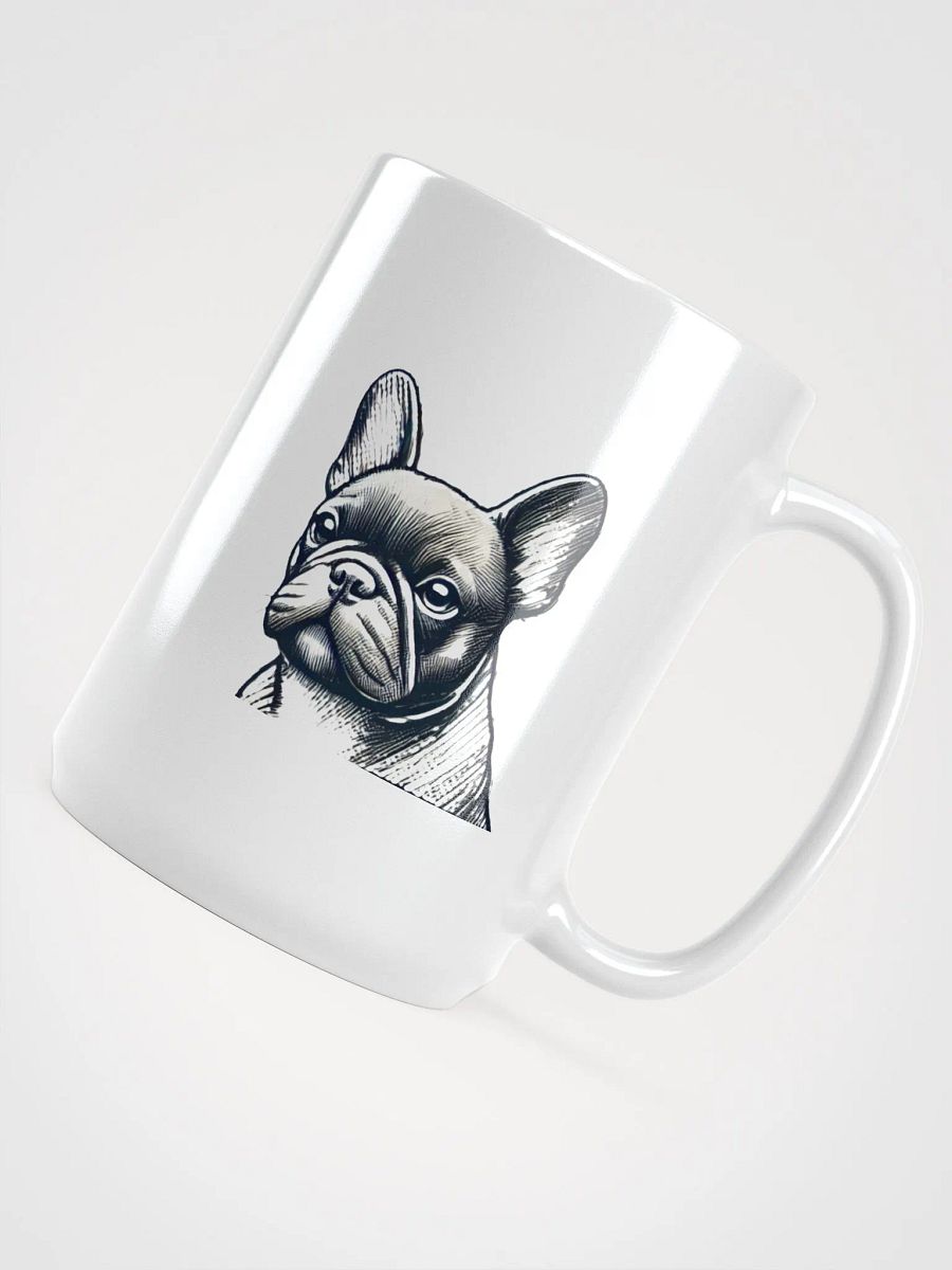 Bulldog Sketch White Glossy Mug product image (4)