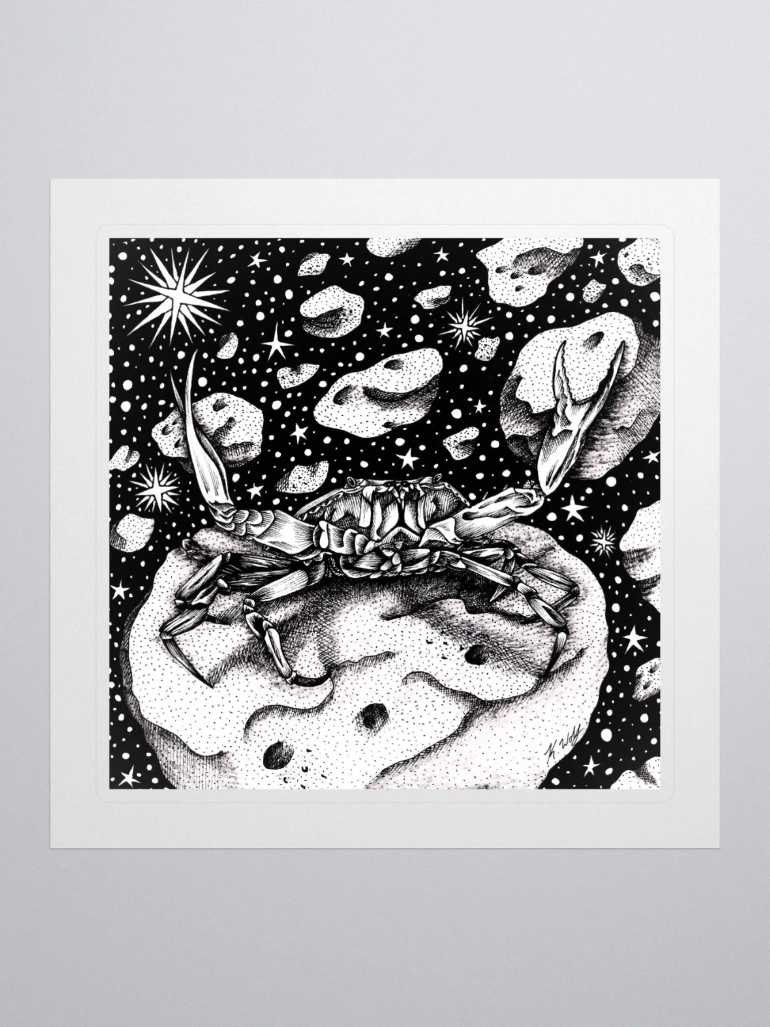 Cancer Zodiac Kiss Cut Stickers product image (1)