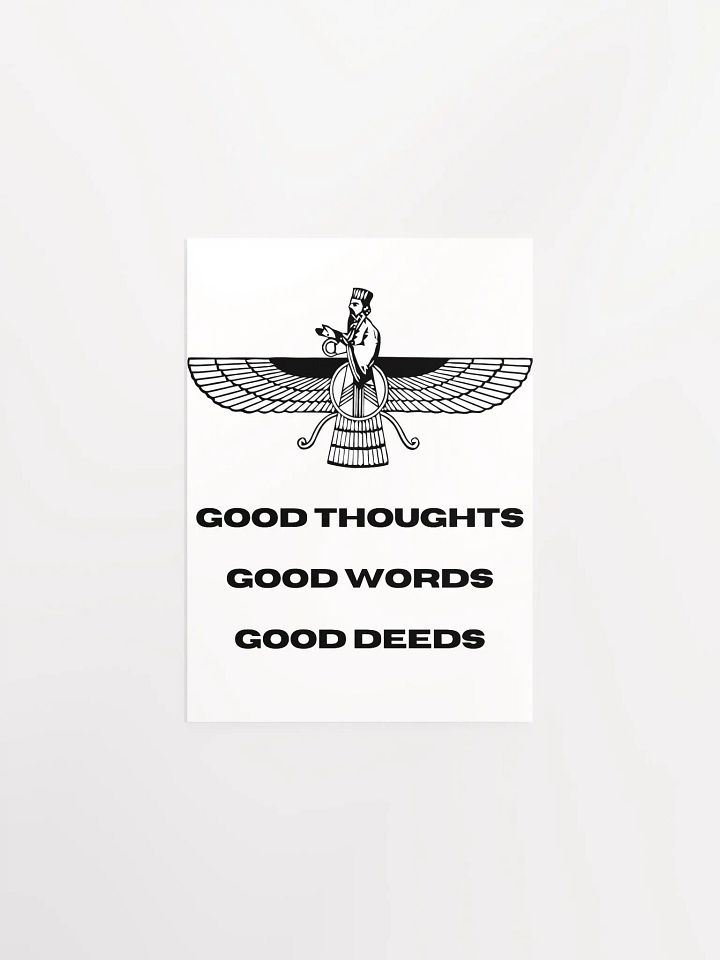 Faravahar Persian Design Good Thoughts Good Words Good Deeds product image (1)
