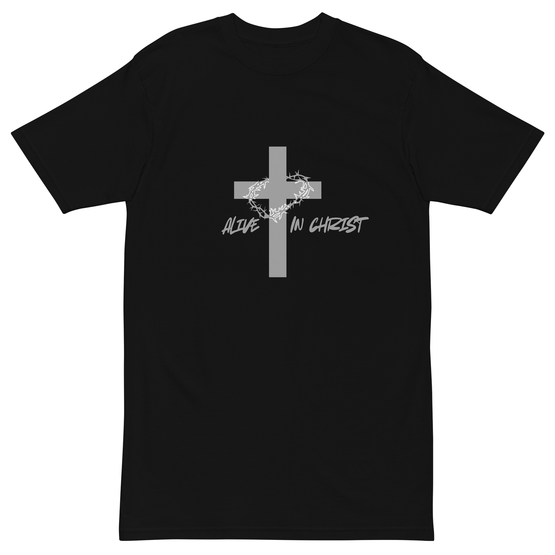 Alive in Christ Men's Premium Heavyweight Tee product image (2)