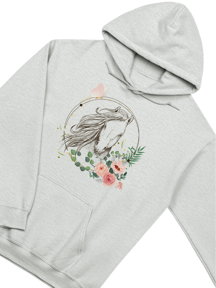 Floral Horse Silhouette Hoodie product image (3)