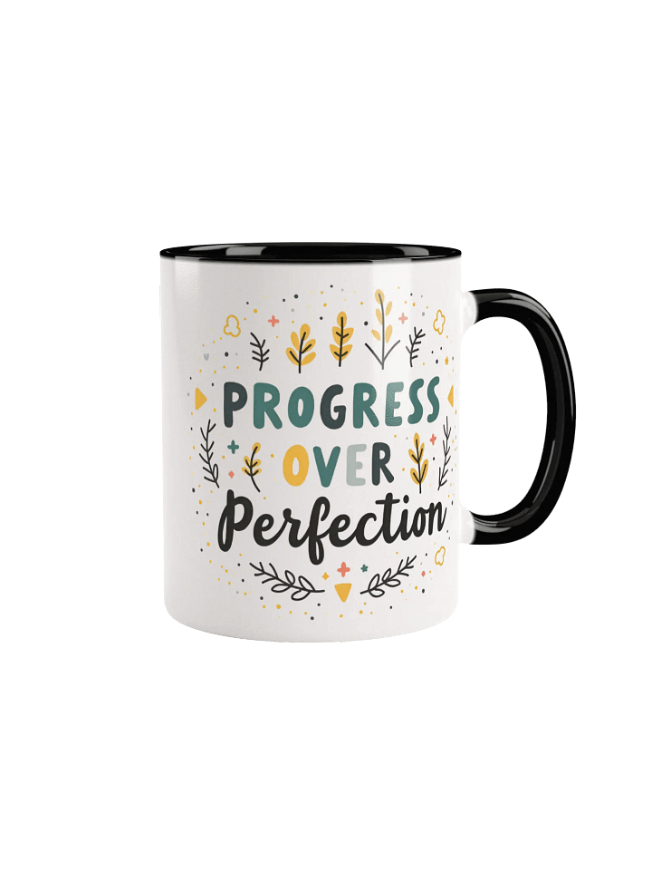 Progress Over Perfection Mug – Embrace Your Journey with Kindness and Courage product image (1)