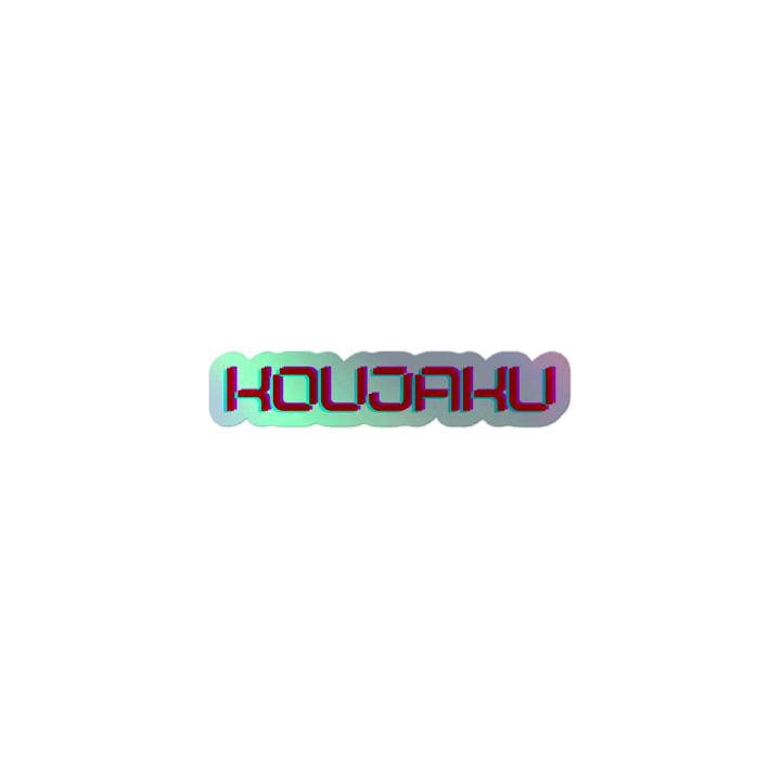 Koujaku Holographic Sticker product image (1)