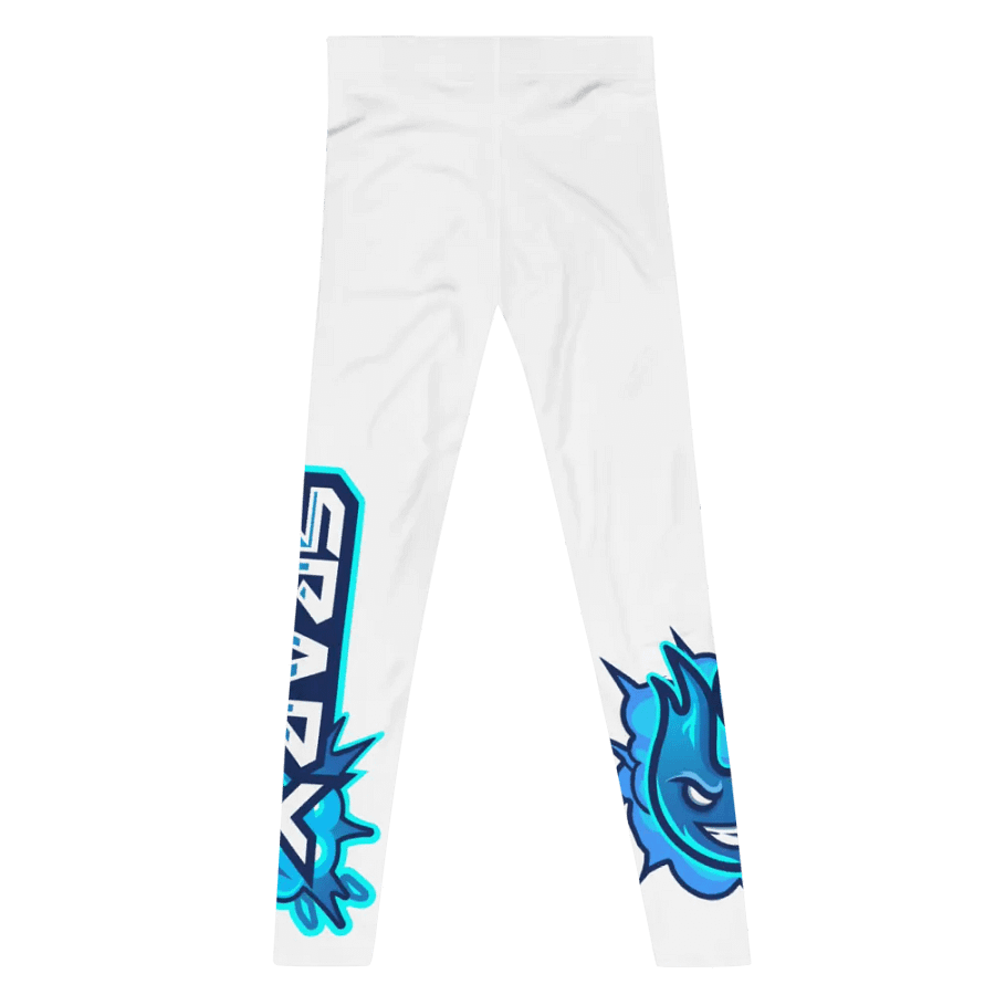 Mens Workout Leggings - White product image (11)