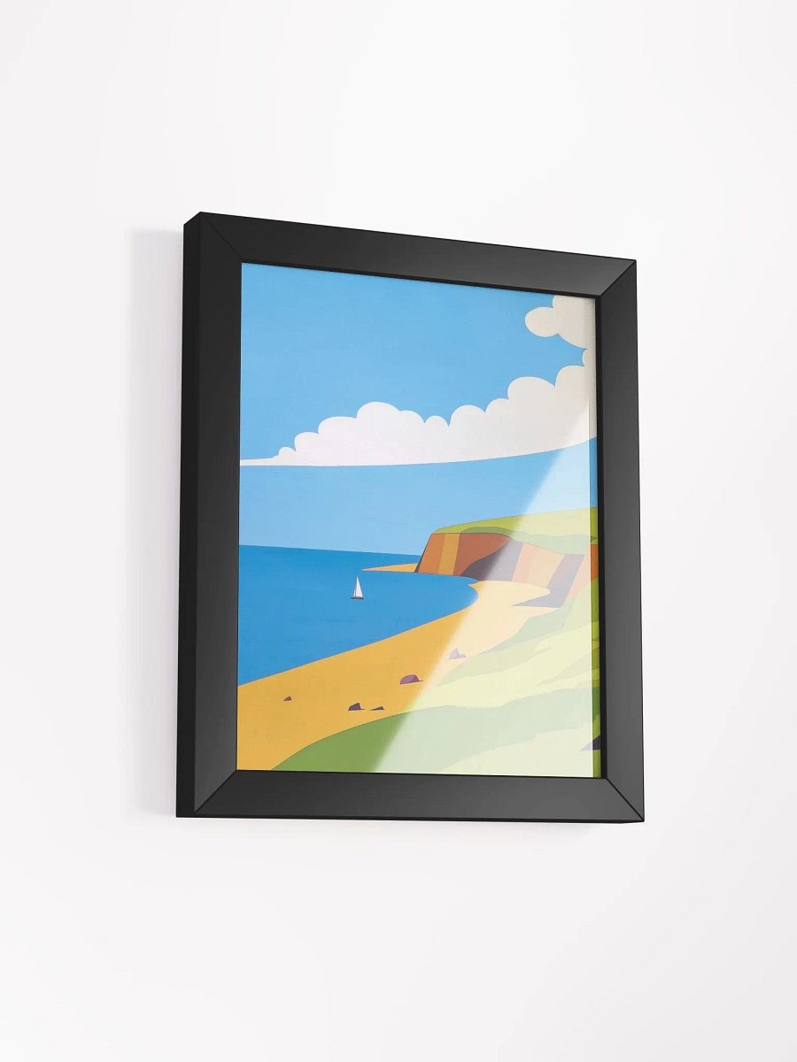 Framed Poster of Country Side Cliffs product image (2)