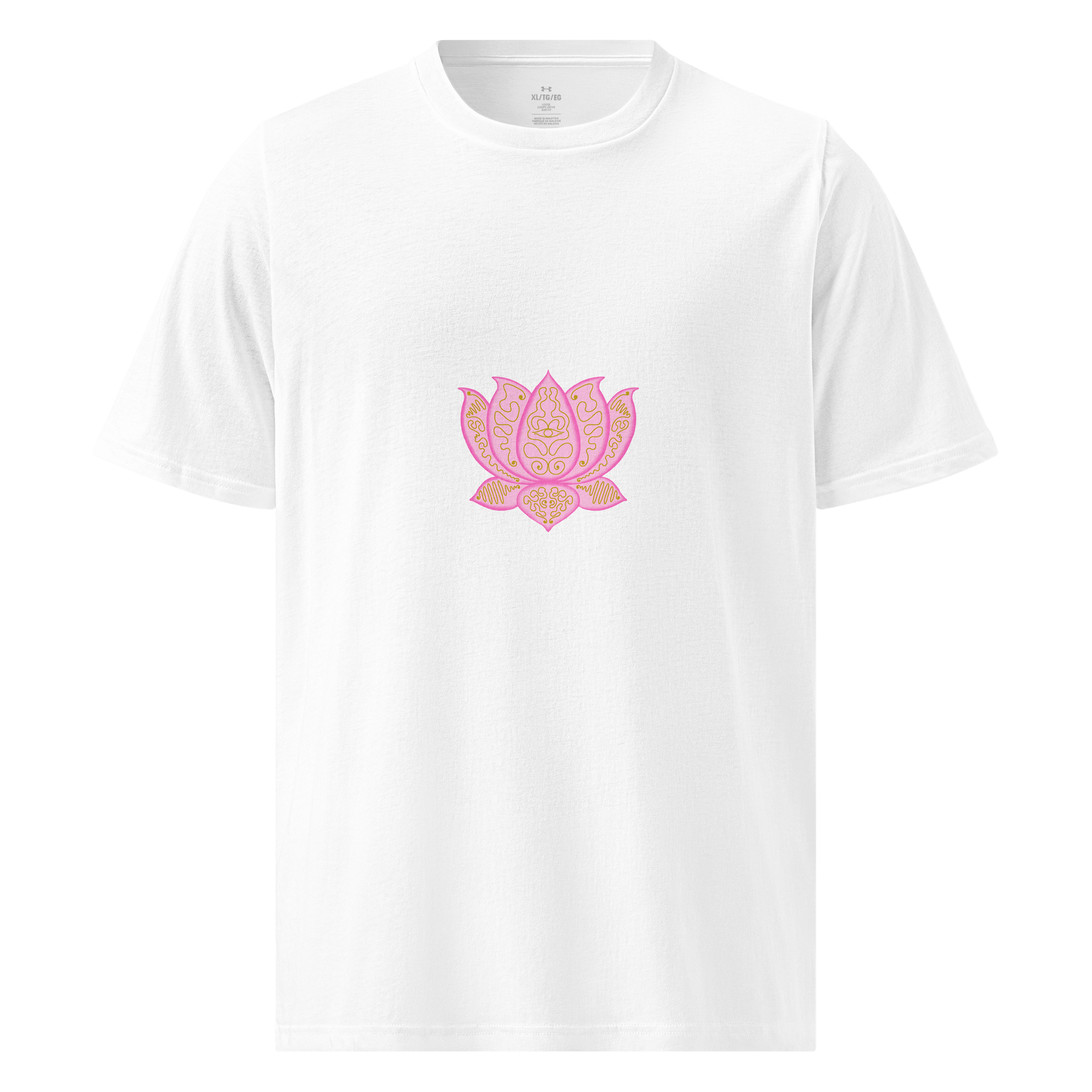 Golden Lotus Eye Athletic T-Shirt product image (1)