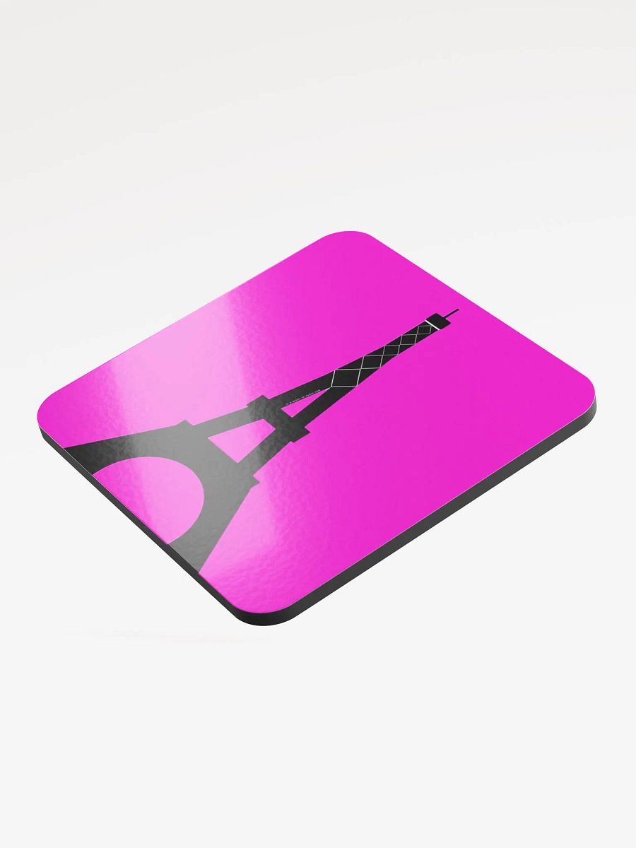 Eiffel Paris Coaster Pink (Qty 1) product image (3)