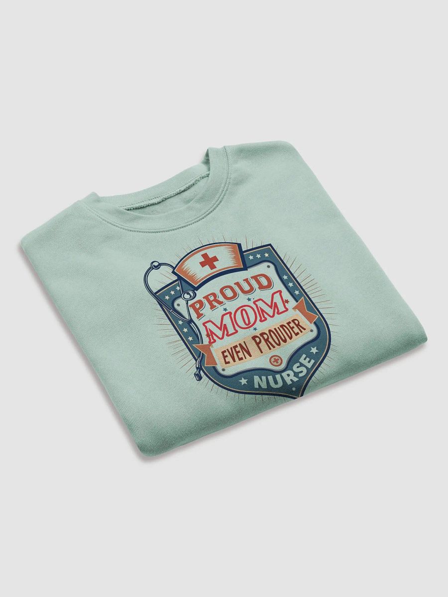 Proud Mom Proud Nurse Shield Crop Sweatshirt product image (21)