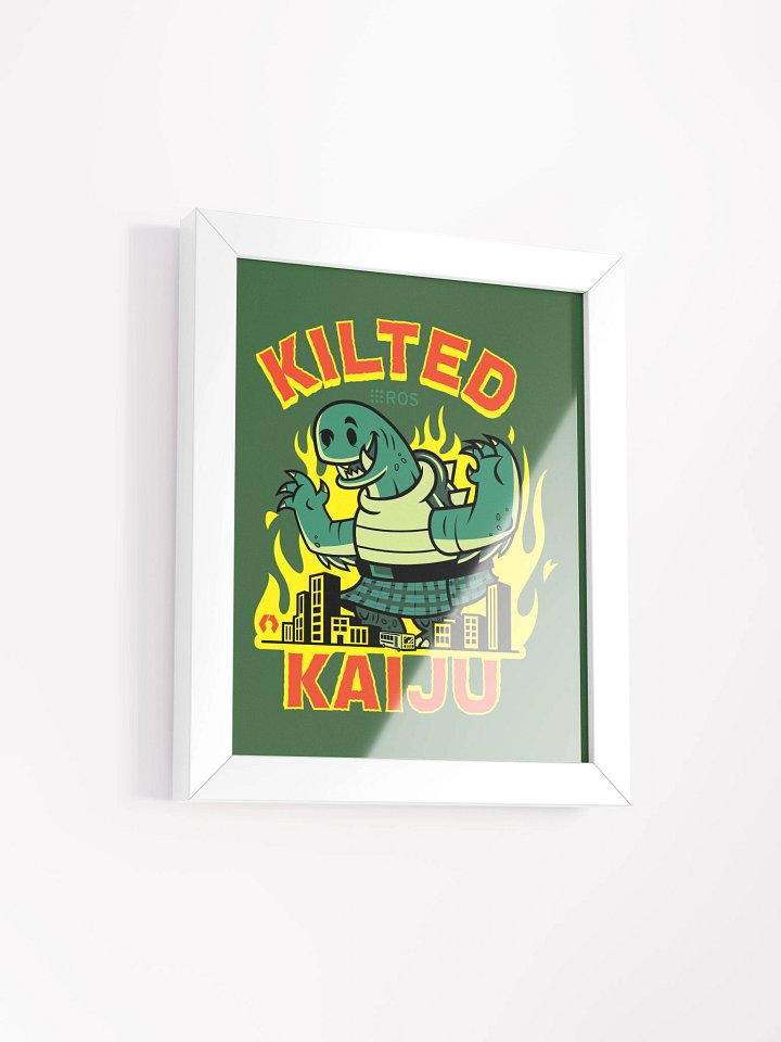 Kilted Kaiju framed poster product image (14)