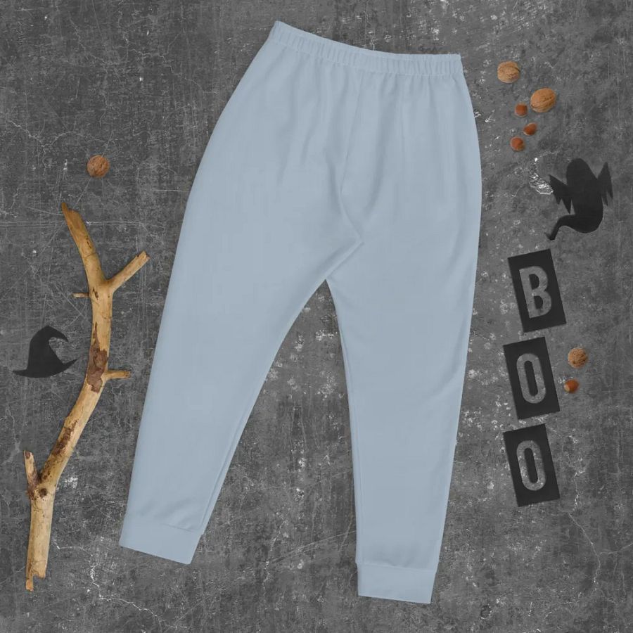 Plain Light Grayish Blue True Summer Recycled Polyester Premium Men's Joggers by Treasure Pie product image (8)