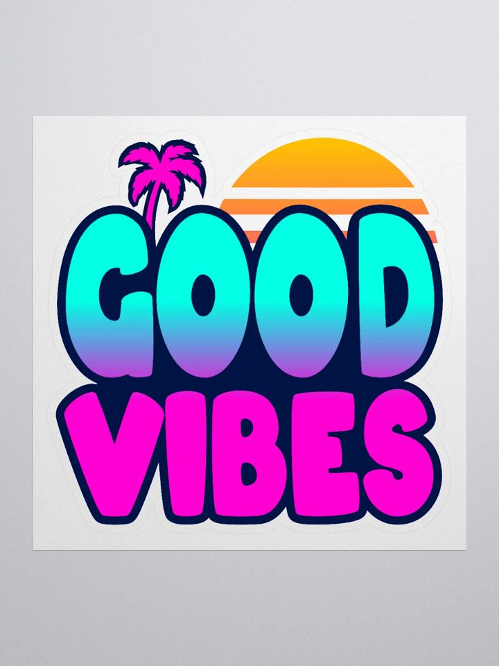 GOOD VIBES STICKER product image (1)