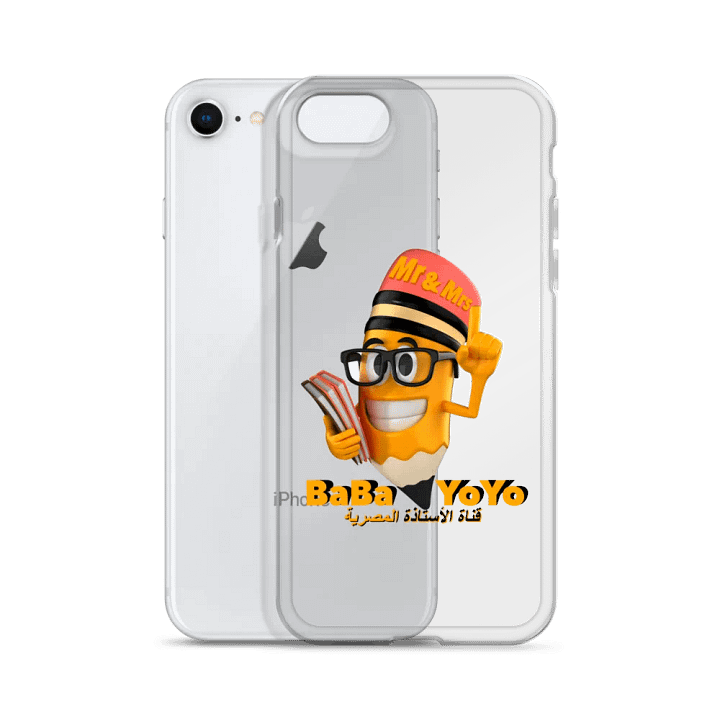 iPhone clear printed case product image (2)