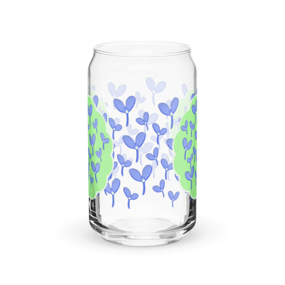 Blue Bulbed Samaras Glass product image (1)