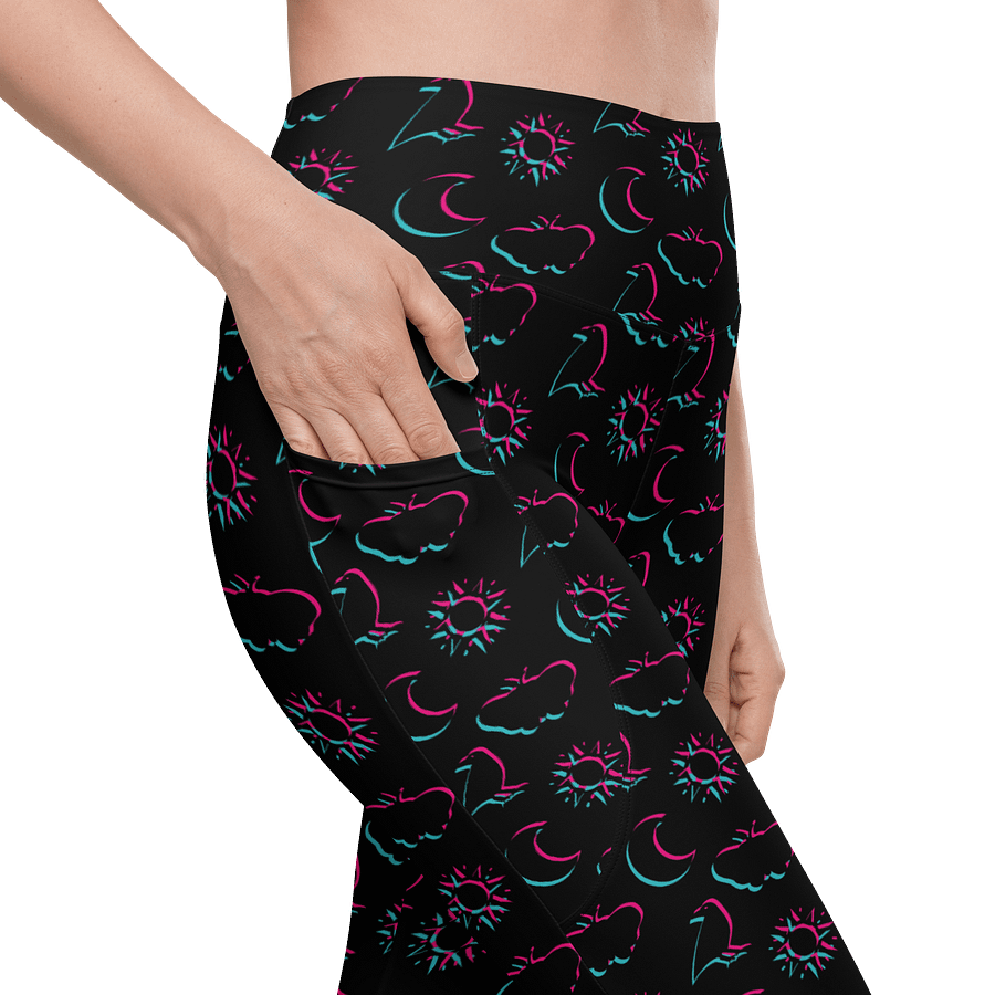 Lost Records: Bloom & Rage Raven Sun Moon Moth Leggings product image (10)