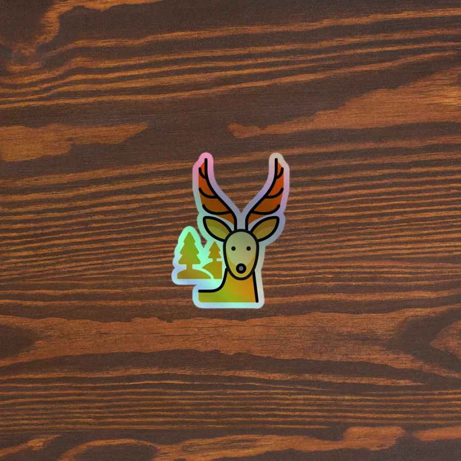 Vadideki Geyik Holographic Sticker Set product image (5)