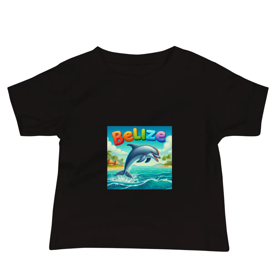 Belize Dolphin Adventure Baby Tee product image (6)