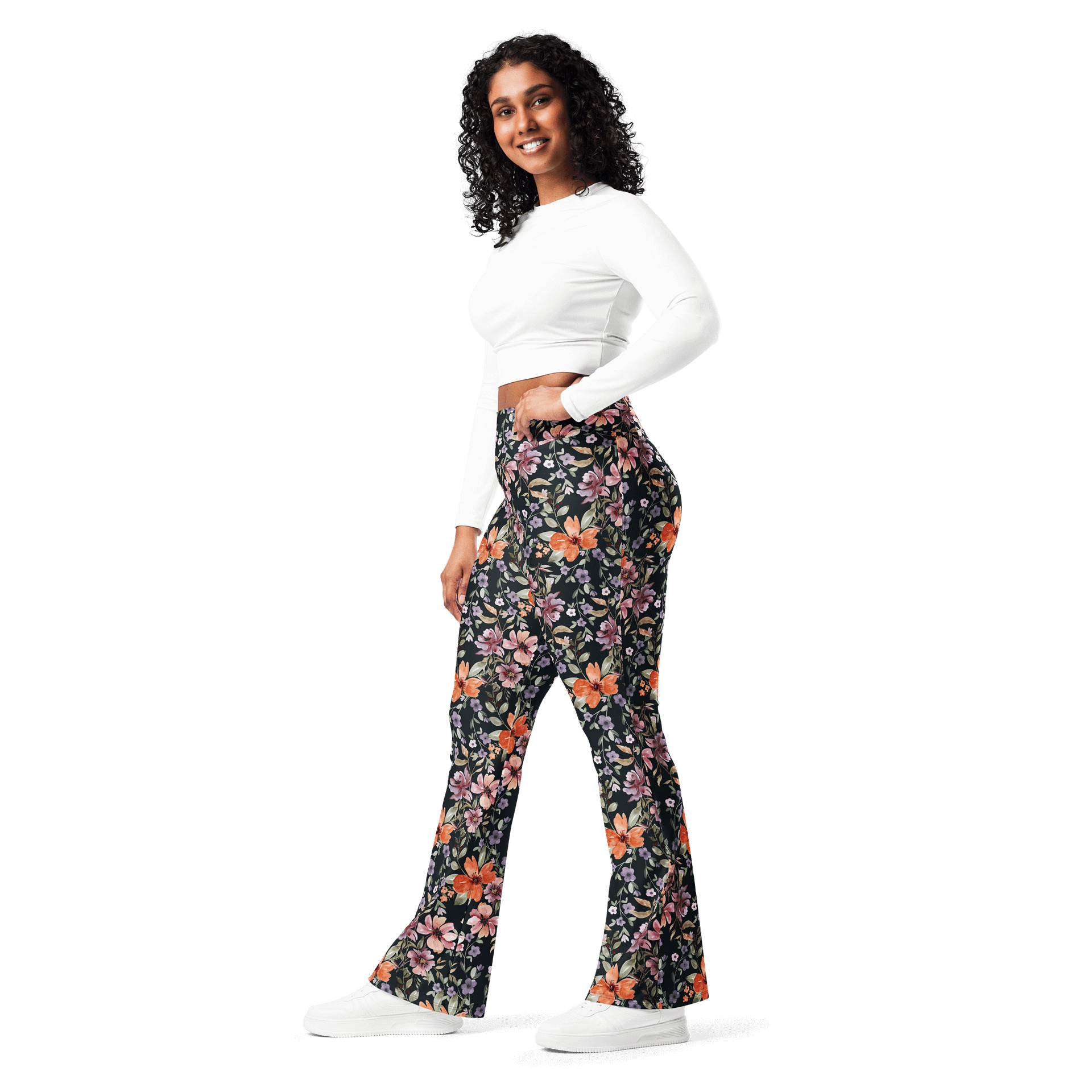 Flowers Flare Leggings product image (10)