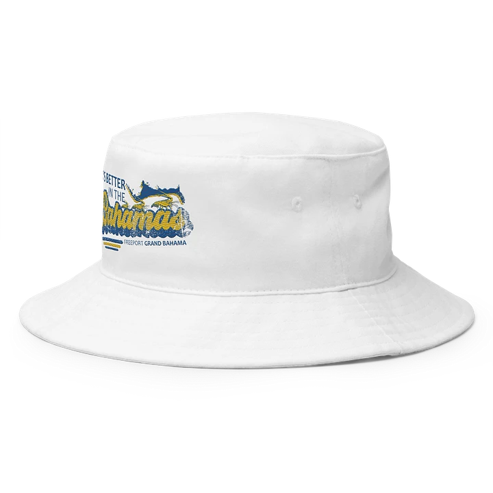 Freeport Grand Bahama Bahamas Hat : It's Better In The Bahamas Spiny Lobster Bucket Hat Embroidered product image (2)