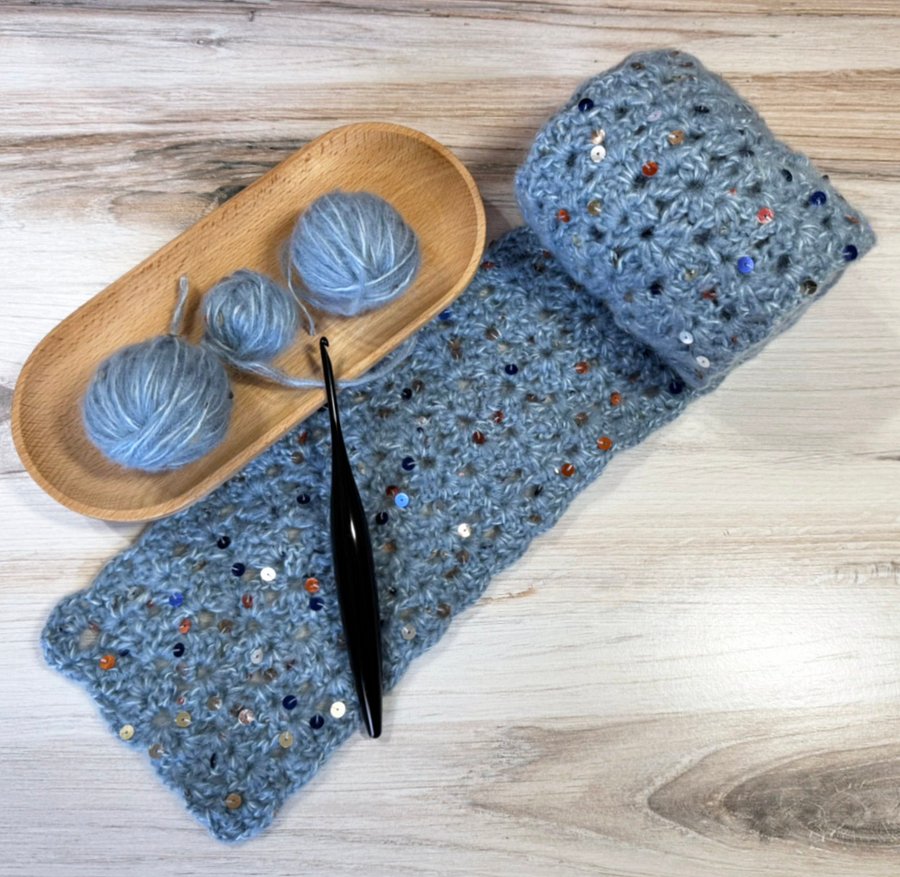 Echo Crochet Scarf product image (7)