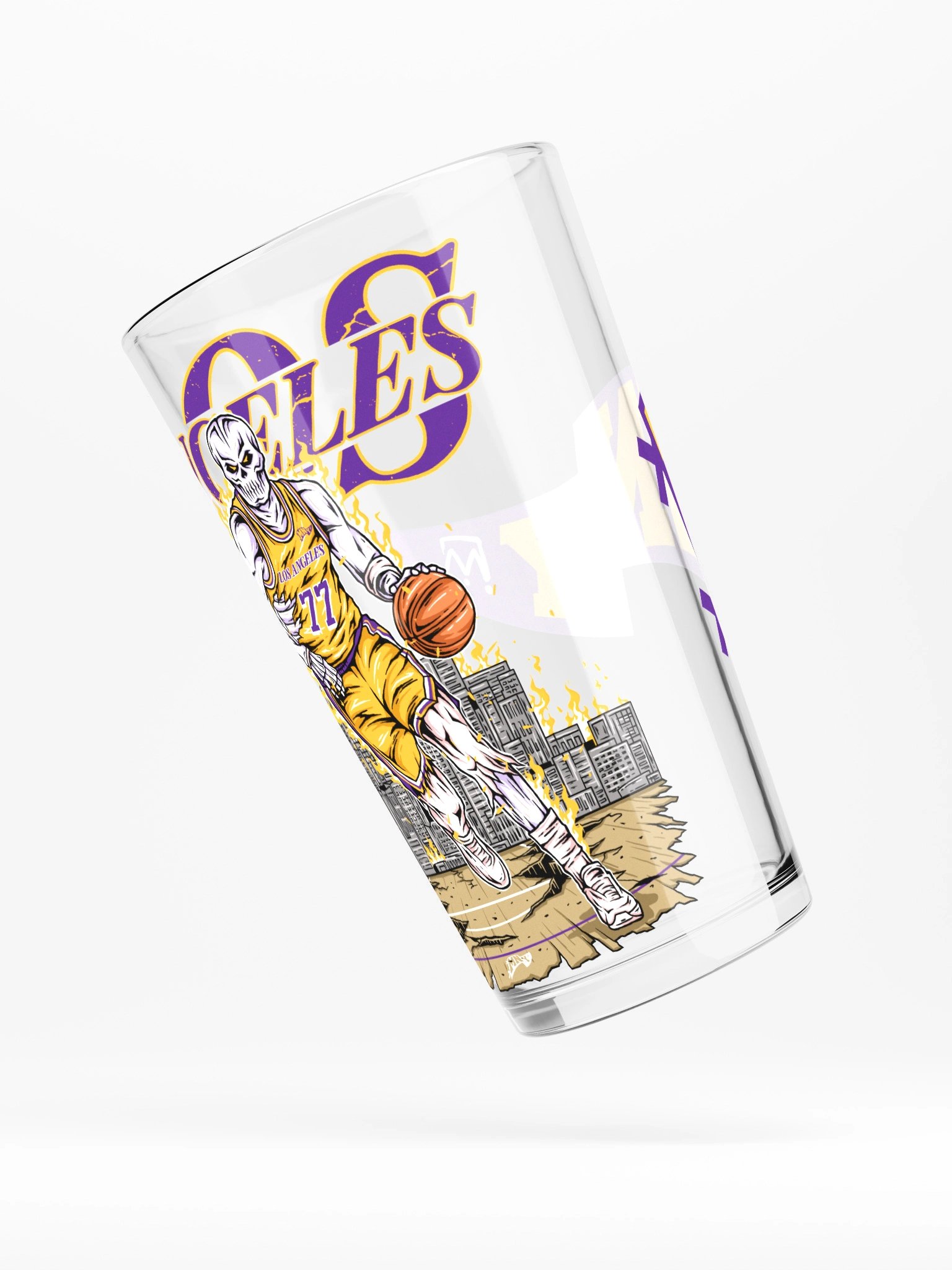 Los Angeles, Welcome to Basketball Pint Glass product image (5)