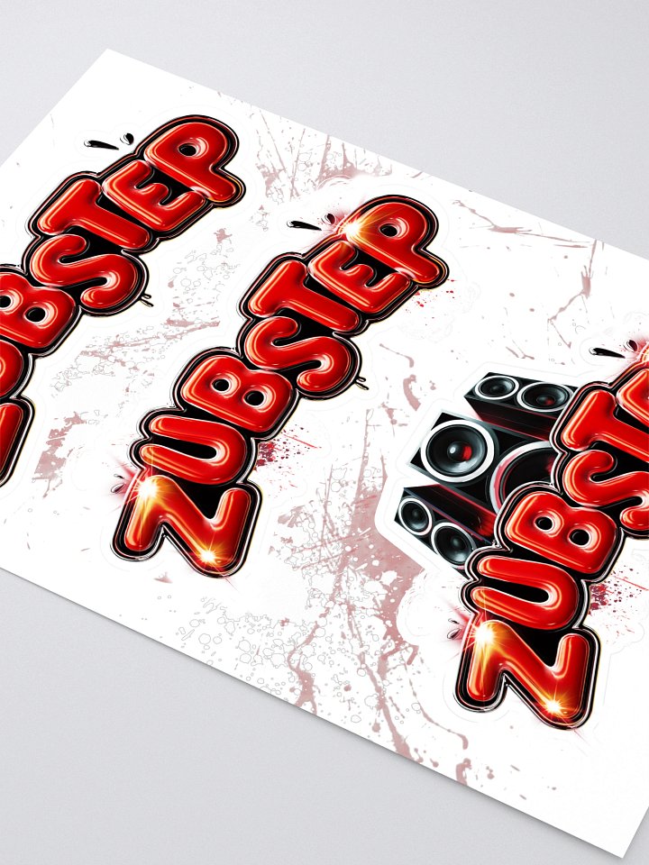 Zubstep Big 3 Stickers product image (2)