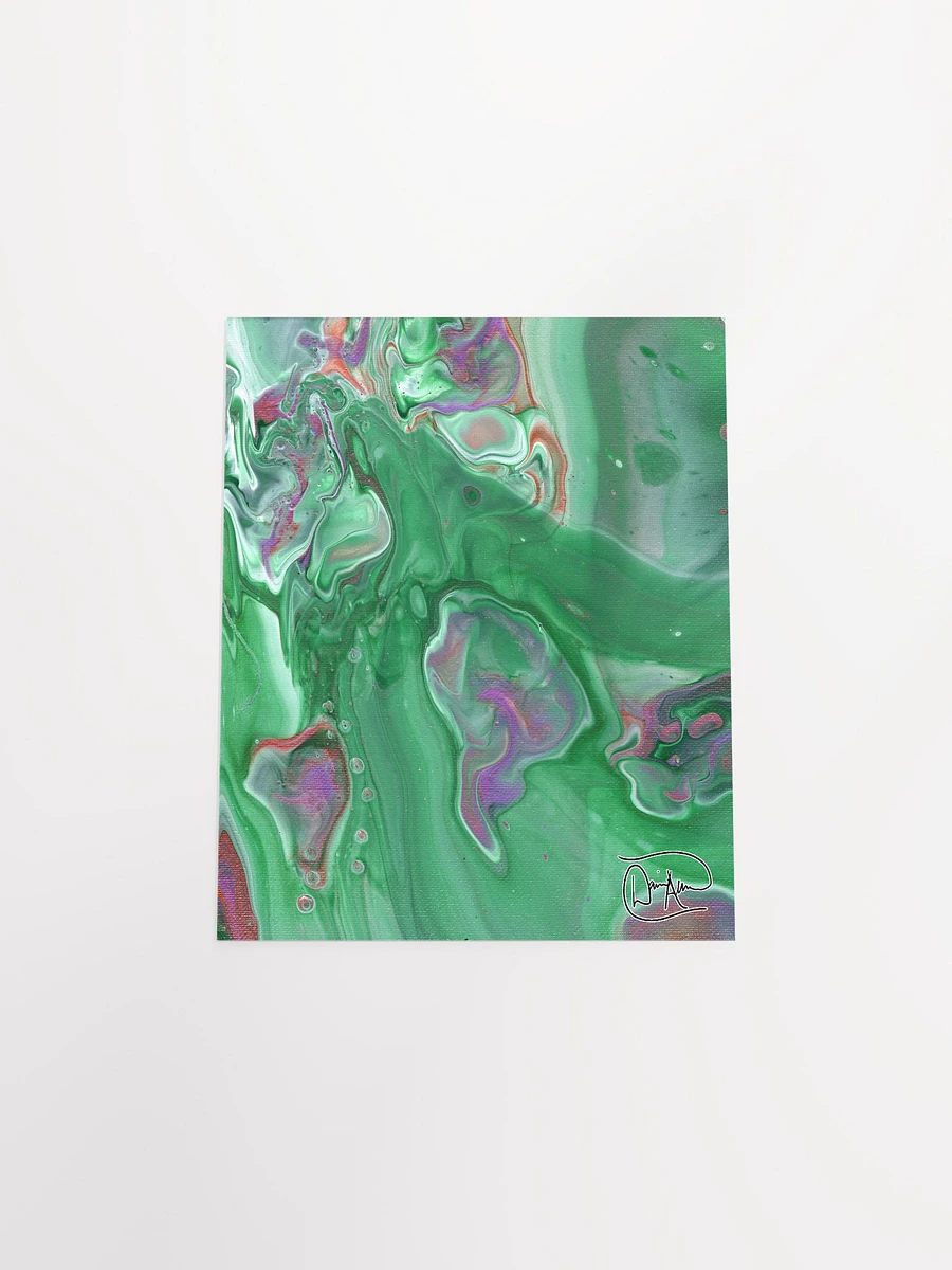 Pickle Green Fluid Acrylic Print product image (4)